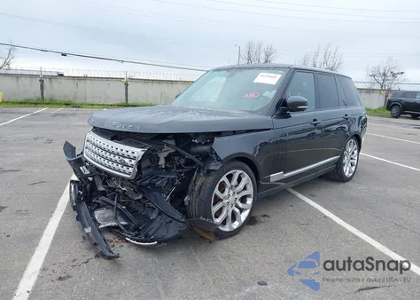 2014 Land Rover Range Rover 5.0L V8 Supercharged/5.0L V8 Supercharged Ebony Edition z USA, uszkodzony, nr VIN SALGS2EFXEA151570